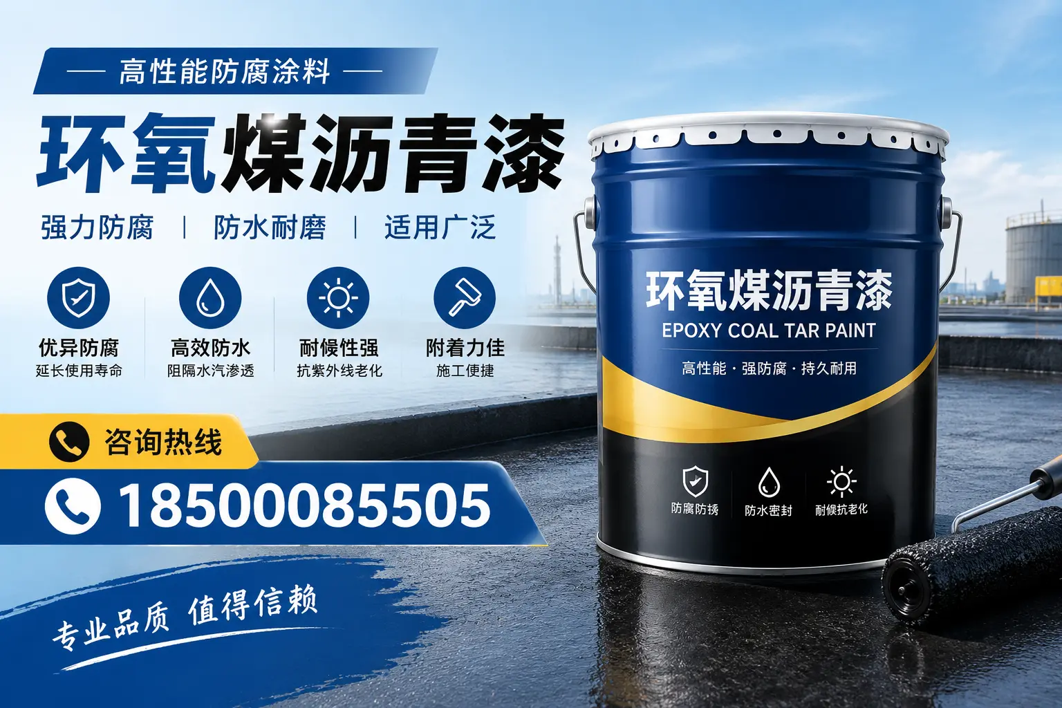 环氧煤沥青漆的主要成分与功能，定南用户深度了解
